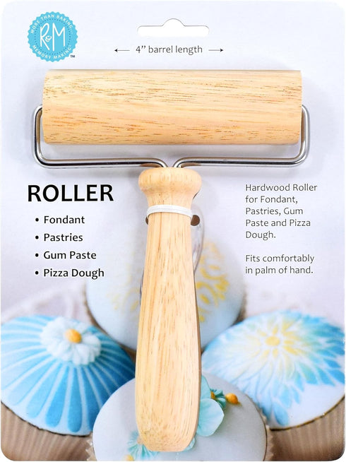 R&M International 6" Wood Roller for Pastry and Fondant