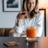 Wooden Coasters Set - Modern Coasters with Holder, Made of Cedar Wood