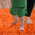 Soft Runner Rugs for Bedroom Hallways, 2x6 Orange Fluffy Shag Throw Area Rug Non Slip for Bedside Dorm Living Room