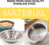 2 PCS Tuna Strainer for Can - Small Colander with Handle Stainless Steel Tuna Can Strainer Press for Kitchen