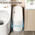 Gleynest 3 75 (5 Small Bathroom Trash Can with Lid, Gallon Slim Garbage Bin with Pop-Up Lid & Air-Pressure Bag Lock