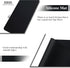 YACEYACE 2Pcs Black Silicone Mats, 15.7"x 11.8" Placemats for Kitchen Counter, Baking, Jewelry