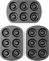 Tiawudi Non-Stick 6-Cavity Donut Baking Pans, Makes Individual Full-Sized 3 1/4" Donuts, Set of 3