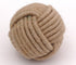 Roorkee Instruments 5pcs Rustic Nautical Decorative Spherical Natural Jute Rope Cotton Ball, Home Tabletop Décor