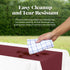 12 Pack 14 108 Inch. Burgundy Premium Disposable Plastic Table Runner x Table Runner for Dinner Parties & Events by