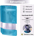 5.5"x7.8" 120pcs Smell Proof Mylar Bags for Food Storage, Stand-up Resealable Bags with Matte Window