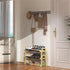 TIFFLOI 2-Tier Closet, Stackable Bamboo Shoe Rack, Free Standing Shoe Storage Organizer for Entryway, Doorway - Natural