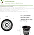 xGarden Heavy Duty Net Pots - UV Resistant & BPA Free Plastic for Hydroponics, 50 Pack