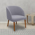 SZJIAHTM 2 Pcs Dining Chair Cover Armchair Wingback Round Curved Back Chair Cover Soft Stretch Mid Century Modern