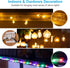 30 PCS Hooks for Outdoor String Lights, Heavy Duty Christmas Light Clips, Clear Adhesive Hooks for Hanging Rope Lights