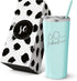 60th Birthday Tumbler - Stainless Steel Cup with Straw and Lid, Insulated Mug for Mom Birthday Party Favors