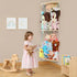 VOMELON Hammock, Stuffed Animal Storage Wood Stuffed Toy Holder, Playroom Nursery Toy Storage Organizer, Decorative