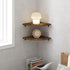 Set 2 Furinno Rossi Hexagon Floating Shelves for Wall, of Geometric Corner Shelf, Wall Mounted Shelves for Bathroom