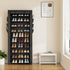 Closet 10 36-41 VTRIN Vertical Narrow Shoe Rack Organizer Tall Shoe Rack for Entryway Tier Non-Woven Cover Shoe Shelf