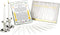 Rite Lite Shabbat Candles - 12 Pieces in Beautiful Box with Artistic Card, White