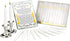 Rite Lite Shabbat Candles - 12 Pieces in Beautiful Box with Artistic Card, White
