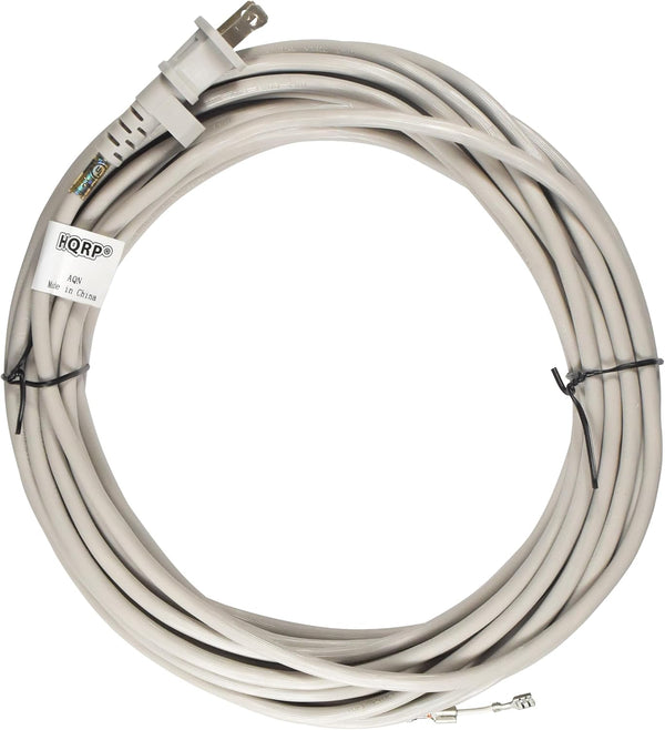 HQRP AC Power Cord for Dyson DC15 Upright Vacuum Cleaner, Compatible with Multiple Models