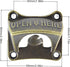 Vintage Square Wall Mounted Bottle Opener, Stainless Beer Cap Opener Antique Bronze (Pack of 4)