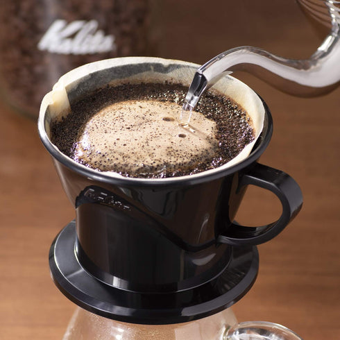 Kalita Coffee Dripper, Plastic, Black, For 2-4 People, Chiffon Dripper, #05011