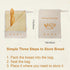 Lorine 13 17'', (1 Beeswax Lining Bread Bags, Reusable Bread Bags for Homemade & Sourdough Bread, Large capacity *