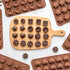 6 Pack Chocolate Molds Candy Molds Silicone, Food-Grade Non-Stick Jelly Mold, Crayon Mold, Silicone Baking Mold