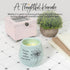 Pavilion Gift Company Dandelion Wishes Ceramic Soy Candle, Nanas Make Wishes Come True, 77148