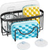 HapiRm Multifunctional Sponge Holder with Unique M-Shaped, 2 Installation Methods Kitchen Sink