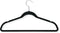 Honey-Can-Do HNG-01050 Ultra-Thin Non-Slip Velvet-Touch Hangers, Black, 20-Pack