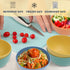 Wheat Straw Bowl Sets, 8 PCS Unbreakable 26 OZ Cereal Bowls, Microwave and Dishwasher Safe, BPA Free for Soup
