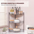 3-Tier Counter Countertop HYBRIDEAS Corner Shelf Organizer for Bathroom Skincare and Makeup Storage Vanity Dresser