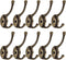 Ulifestar Decorative Bathroom Coat Hooks, 10PC Wall Mounted Hanger Rack for Towel, Jacket, Handbag