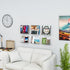 Yieach 6 Pack Acrylic Shelves for Wall Storage- No Drilling Adhesive Shelves - Clear Stick On Bathroom Wall Shelf