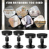 RAIHOMKIT 4 Pack Cabinets,30-68mm Headboard Stoppers,Adjustable Threaded Bed Frame Anti-Shake Tool,Bed Stoppers