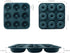Large Professional Grade Donut Pan for Baking, 9 Cavity Non-Stick Bagel Pan, BPA Free 11.2 x 11.1 Inches