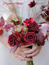 MACTING 30PCS Artificial Rose Flowers, Real Touch Fake Red Foam Roses for DIY Wedding Bouquets, Crafts, Home Decor
