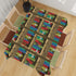 XYJFZL 52 70 Inch 4-6 Bookshelf Table Cloth Rectangle Tables Educational Bookcase Pixel Rectangle Kitchen Table Cover