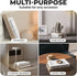2Pcs (2Pcs-Tan) Decorative Books for Home Decor- Linen Decorative Boxes for Aesthetic Room Decoration, Modern Fake Book