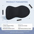 Ergonomic Memory Foam Lumbar Support Pillow, CMFY Breathable & Detachable & Washable, Lower Back Pillow for Office