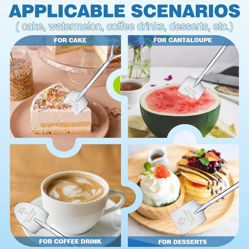 IQworks 2 Set 304 Pcs Ice Cream Shovel - Funny Loving Gift (Birthday/Holiday Gift for Family and Friends), Premium