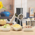Cambom Rotary Cheese Grater Hand Crank Cheese Shredder for Fresh Cheese, Vegetable, Nuts,Non-slip Suction Base, Three