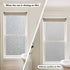 Finnez Frosted Glass Window Privacy Film - Electrostatic Privacy Protection Stickers for Home Living Room