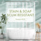AmazerBath Shower Curtain Liner, 72x72 Clear Waterproof Plastic Shower Liner, Lightweight PEVA for Bathroom with 3