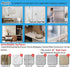 Onemake Corner Shower Caddy Suction Cup, Aluminum Wall Mounted Organizer Shelves Storage Rack with Towel Bar for Small