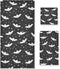 Naanle Black White Bats Halloween Soft Set of 3 Towels, 1 Bath Towel+1