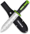 WORKPRO Hori Hori Garden Knife, 7" Stainless Steel Blade with Oxford Sheath for Weeding and Planting
