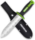WORKPRO Hori Hori Garden Knife, 7" Stainless Steel Blade with Oxford Sheath for Weeding and Planting