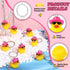 36 Pcs Duck Keychain Bulk, Cowboy Cowgirl Duck Party Favors, Tiny Duck Keychain with Cowboy Hat Sunglasses Charms