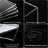 6pcs, 7.5''x8''x8.5''x9''x9.5''x10'' Sezanrpt Acrylic Display Risers Clear Rectangular Display Organizer Stands