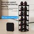 Altdnmaf 6 Tier Vertical Narrow Shoe Rack, Stackable Tall Skinny Shoerack, Compact Single Shoes Storage Tower for Slim