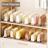 Copidrum Closet Organizer(1PACK) Clear Kids Shoe Rack Holder for Storage Organizer Stackable Shoes Shelf Dividers